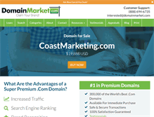 Tablet Screenshot of coastmarketing.com